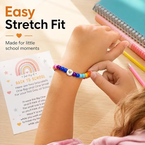 Back to School Mom & Me Heart Bracelet – A Special Bond Wherever You Go