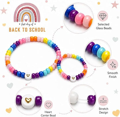 Back to School Mom & Me Heart Bracelet – A Special Bond Wherever You Go