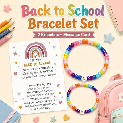Back to School Mom & Me Heart Bracelet – A Special Bond Wherever You Go