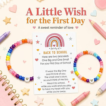 Back to School Mom & Me Heart Bracelet – A Special Bond Wherever You Go