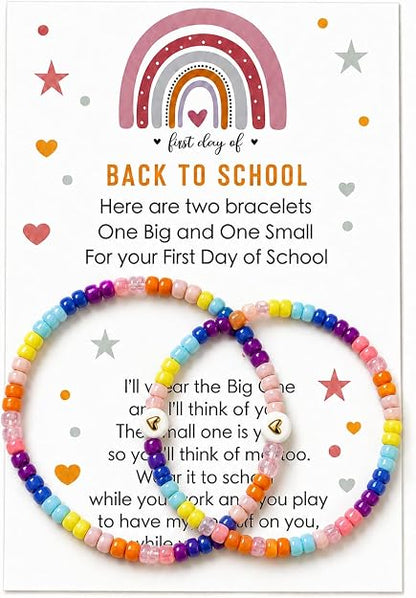 Back to School Mom & Me Heart Bracelet – A Special Bond Wherever You Go
